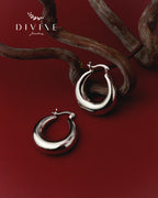 Silver earrings 401