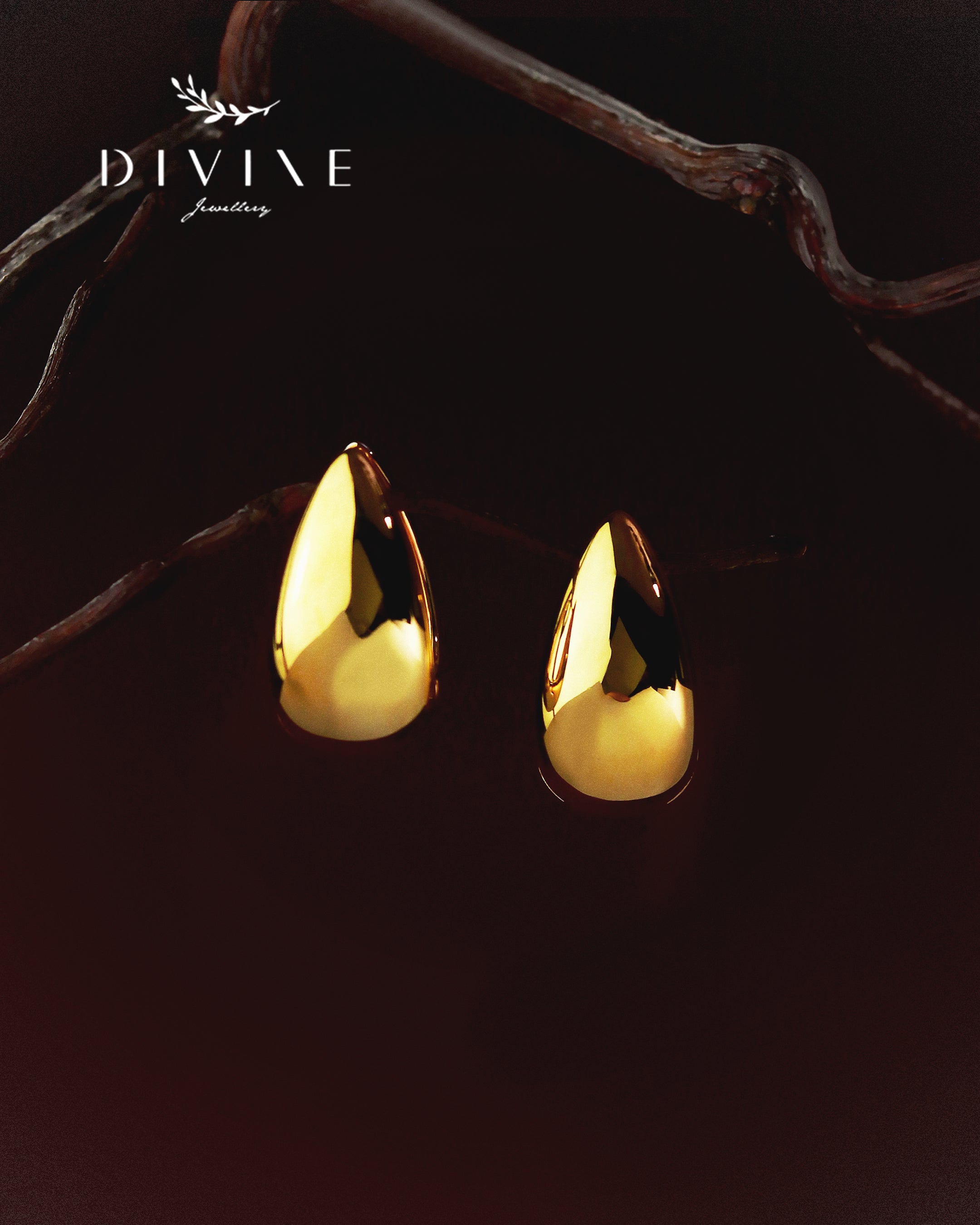 Silver earrings 402