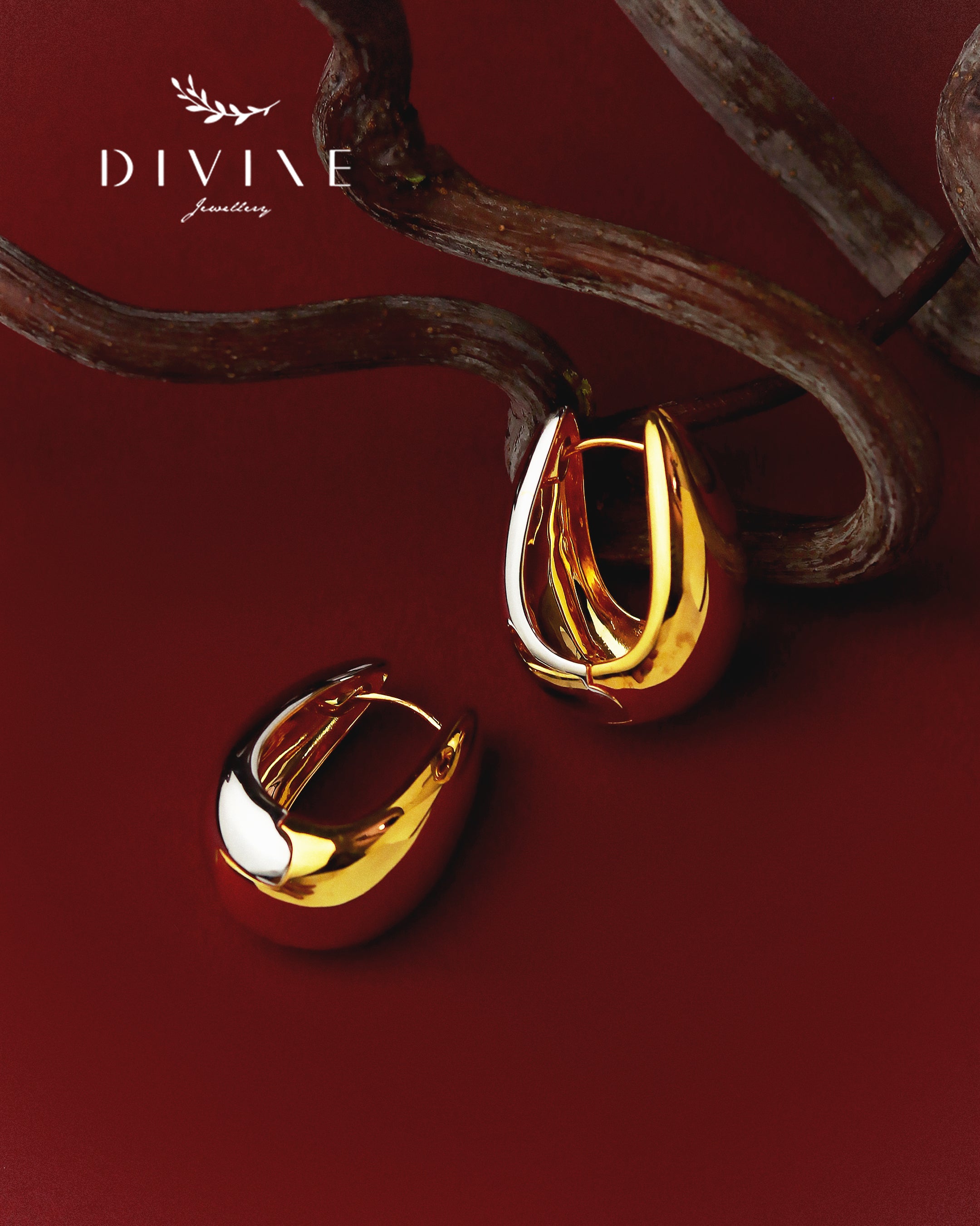 Silver earrings 402