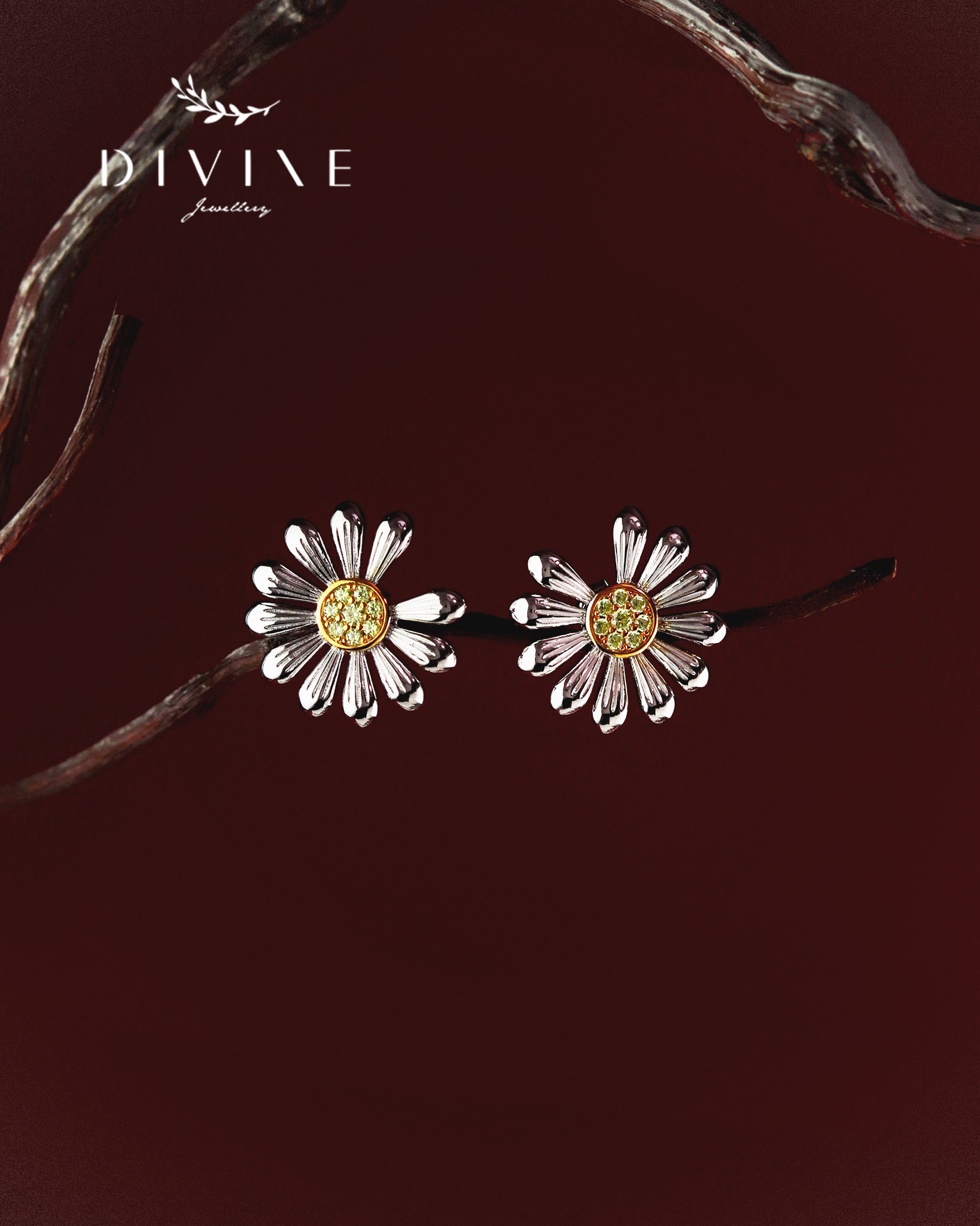 Silver earrings 404