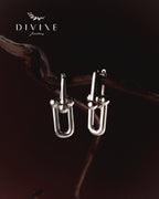 Silver earrings 403