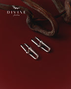 Silver earrings 403