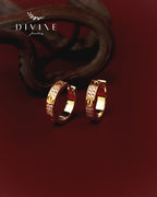 Silver earrings 405