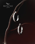 Silver earrings 406