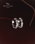 Silver earrings 407
