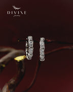 Silver earrings 407