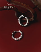 Silver earrings 407