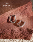 Silver earrings 410