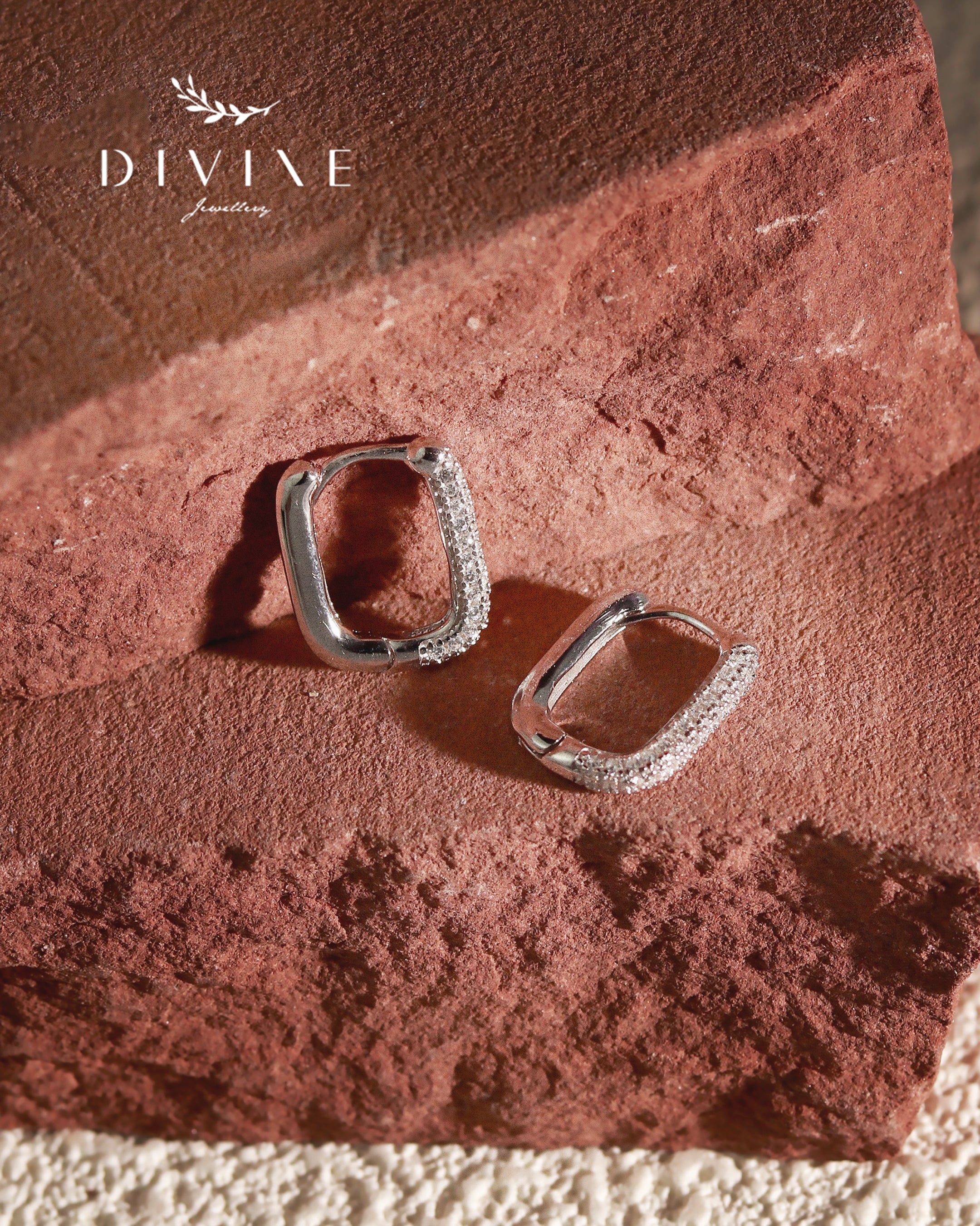 Silver earrings 410