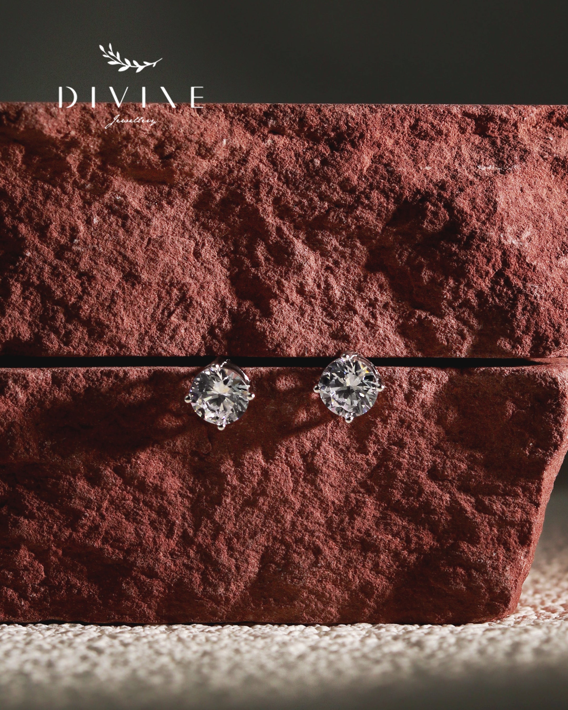 Silver earrings 413