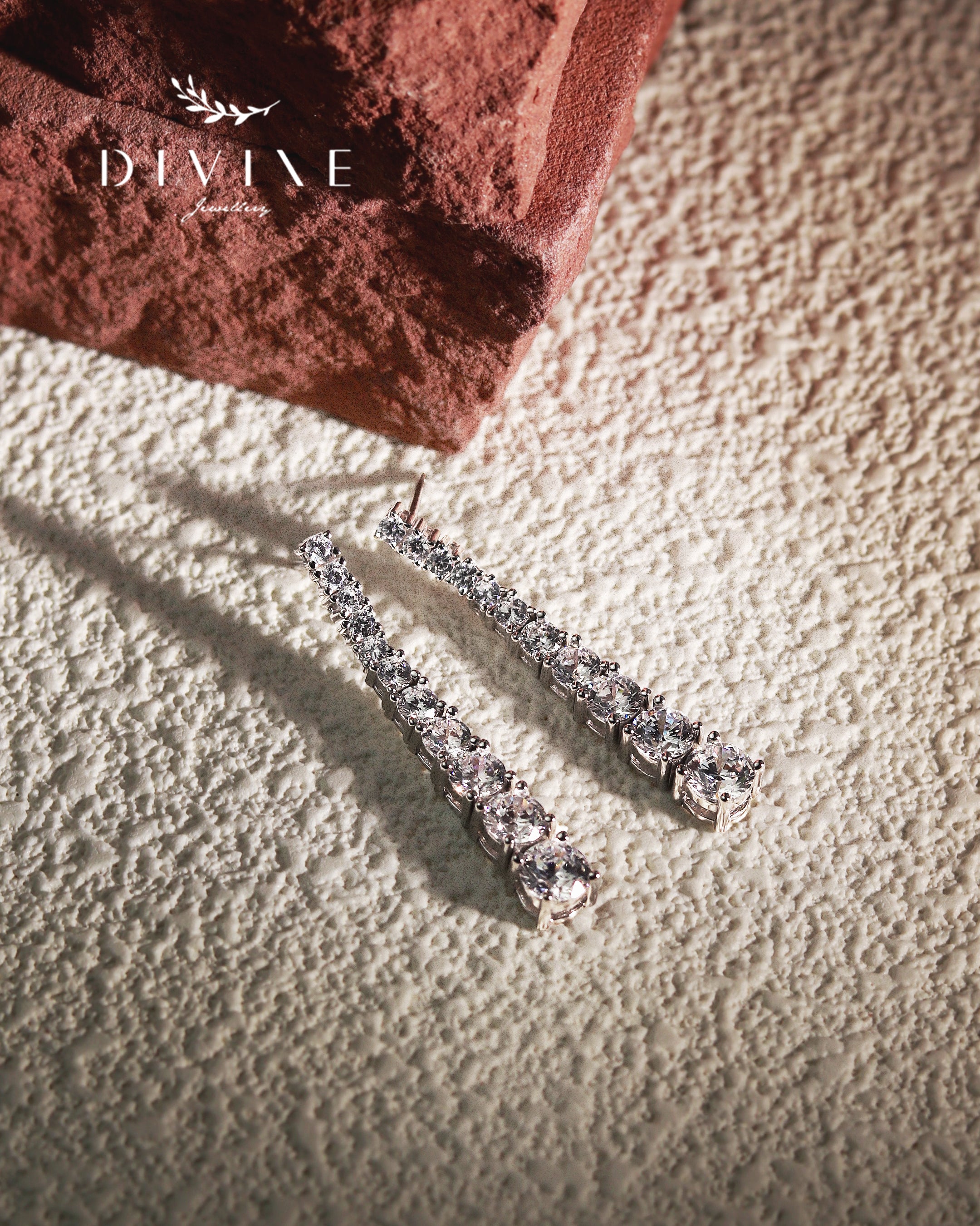 Silver earrings 414