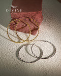 Silver earrings 415