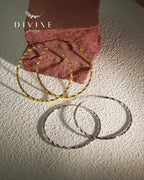 Silver earrings 415