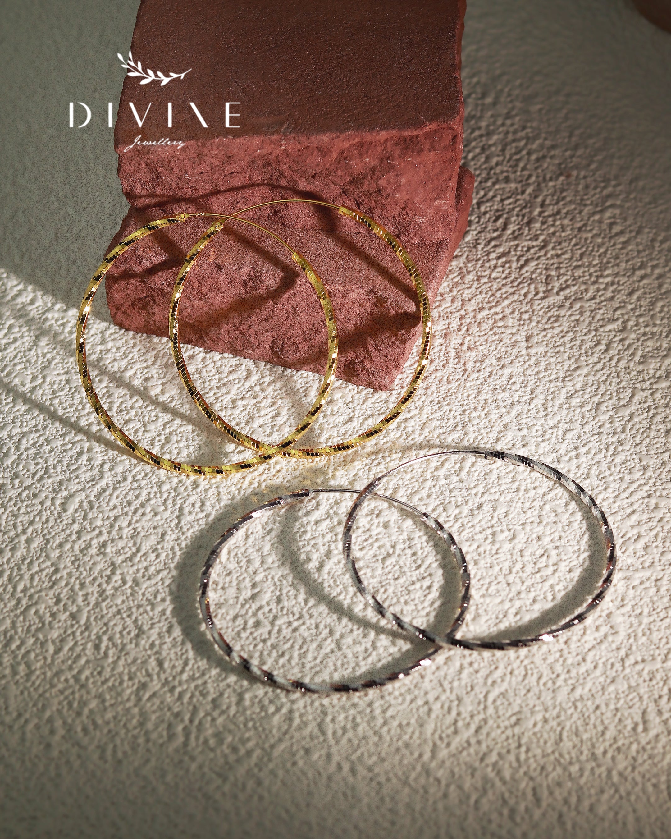 Silver earrings 415