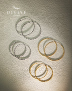 Silver earrings 415