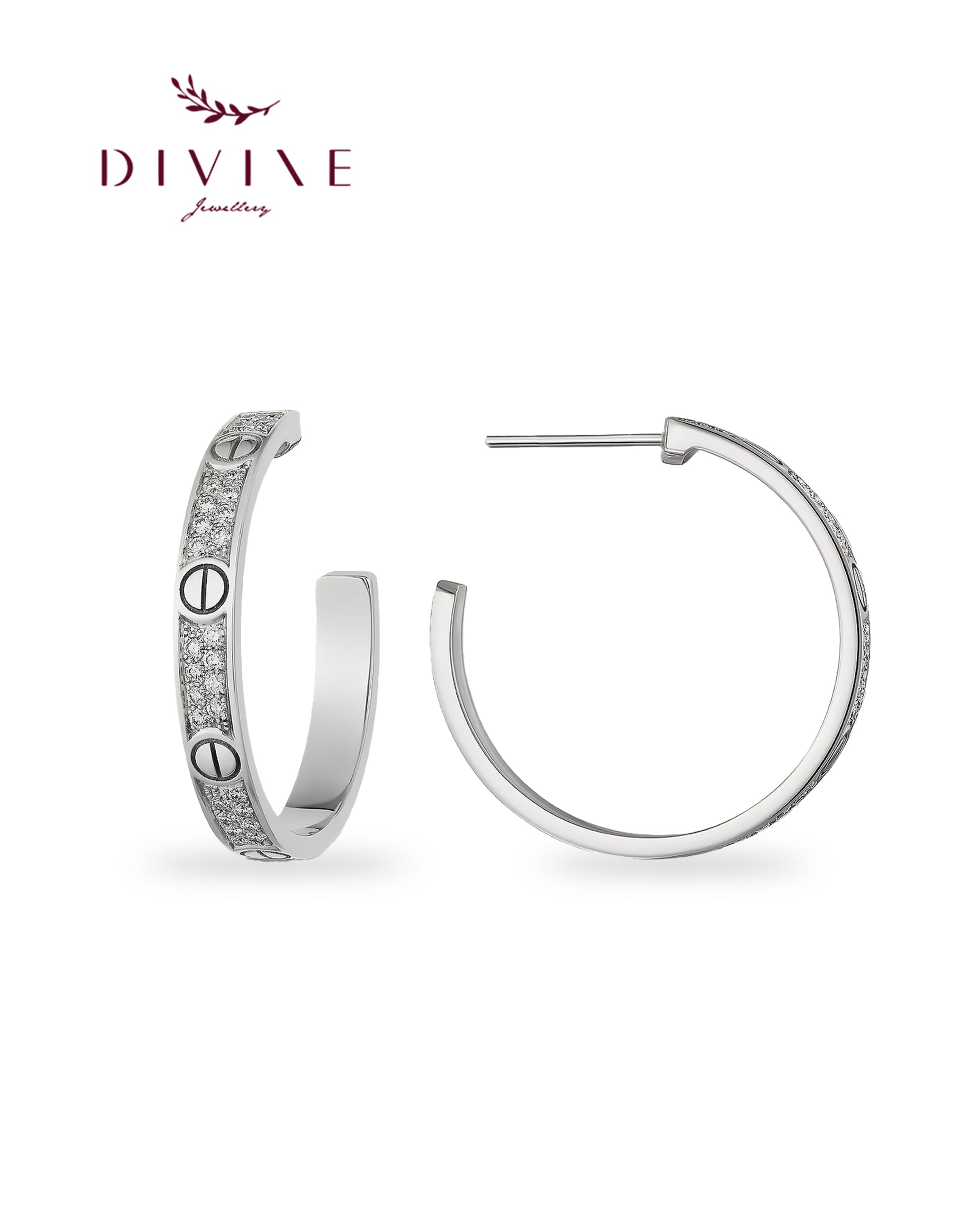 Silver earrings 213