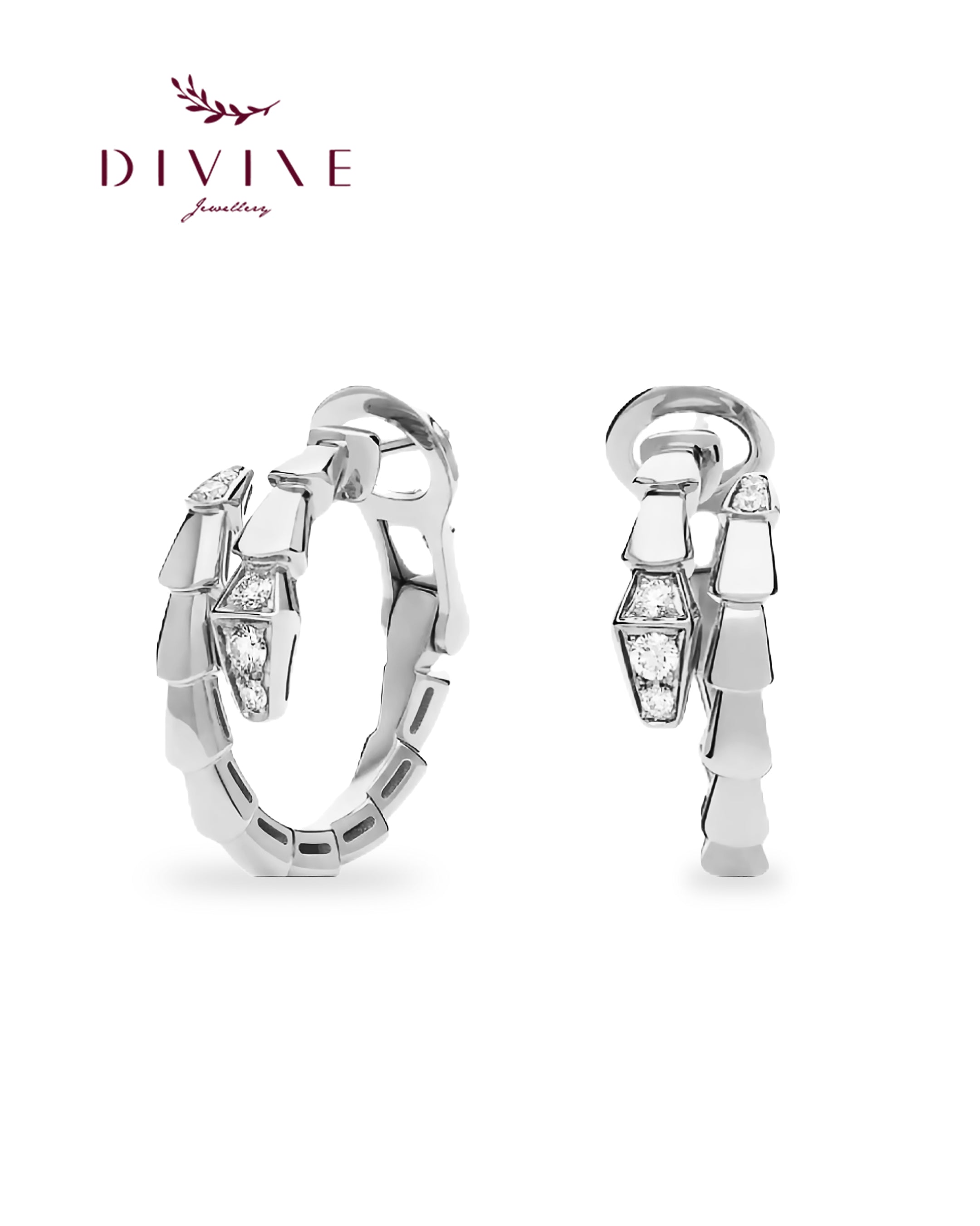 Silver earrings 210